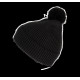 Bonnet avec pompon personnalisé en Polylana® certifié Impact Aware™ – Communication responsable entreprise