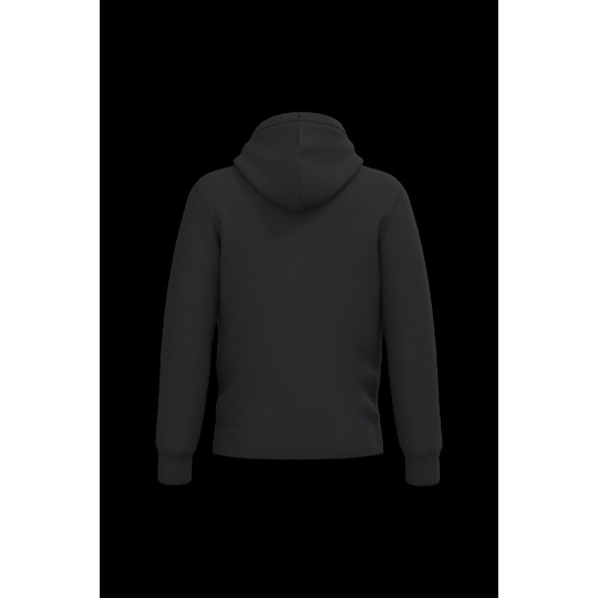 Sweat-shirt zippé écoresponsable doublé sherpa personnalisable unisexe – coton bio et polyester recyclé – BCM Goodies