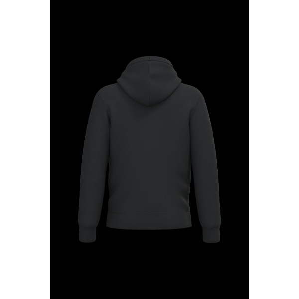 Sweat-shirt zippé écoresponsable doublé sherpa personnalisable unisexe – coton bio et polyester recyclé – BCM Goodies