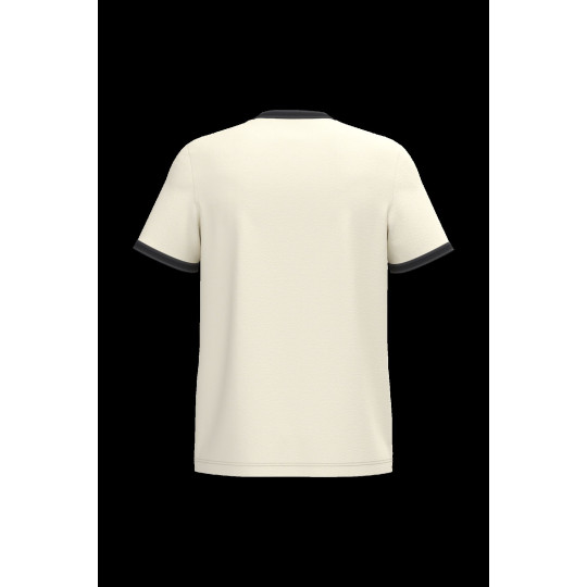 T-shirt ringer écoresponsable homme à bords contrastés effet délavé – Personnalisation textile B2B