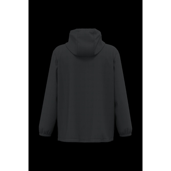 Veste imperméable homme 100% polyester recyclé avec capuche et coutures thermo-soudées – BCM Goodies