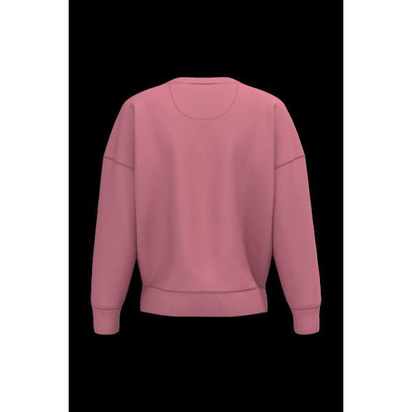 Sweat-shirt écoresponsable femme à col rond et épaules tombantes personnalisé pour entreprises – BCM Goodies