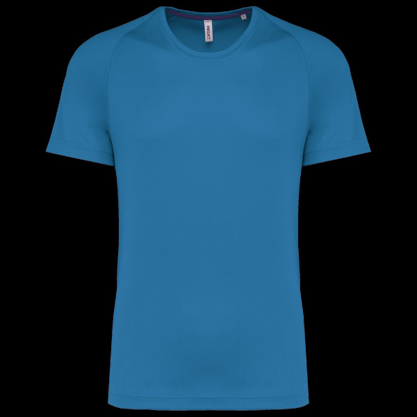 T-shirt de sport homme col rond recyclé personnalisable – Communication B2B et événementielle
