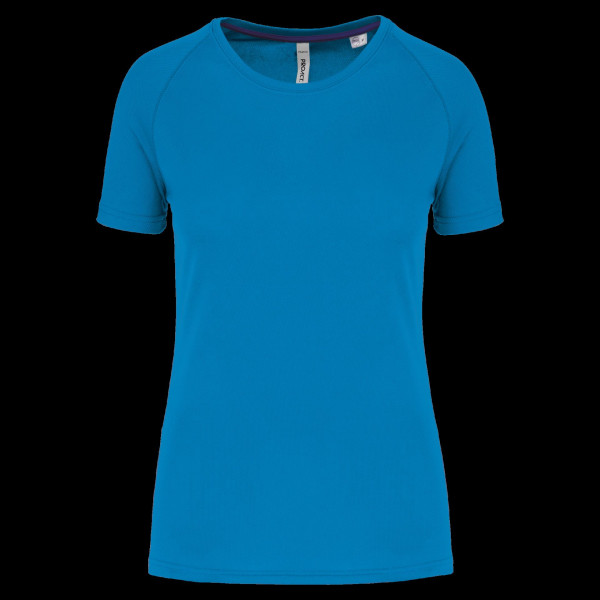 T-shirt de sport femme recyclé personnalisable – Textile B2B pour communication d’entreprise