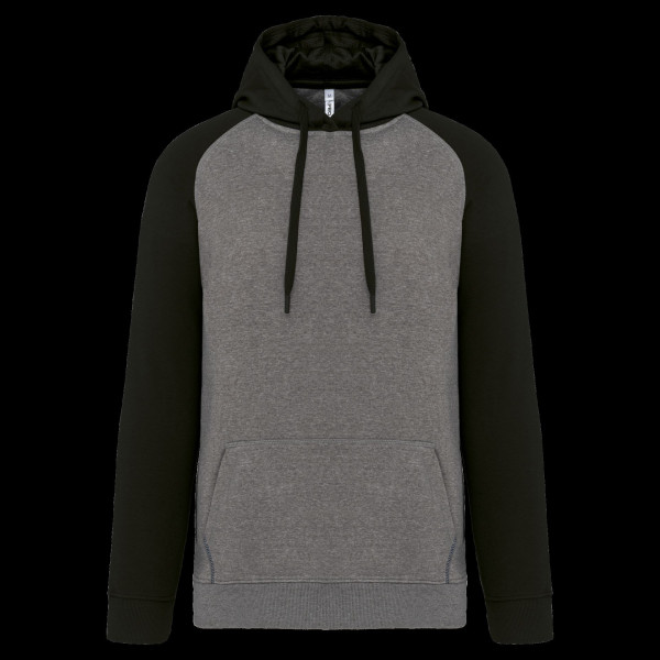 Sweat-shirt à capuche bicolore unisexe personnalisable pour entreprises et associations – BCM Goodies