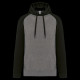 Sweat-shirt à capuche bicolore unisexe personnalisable pour entreprises et associations – BCM Goodies