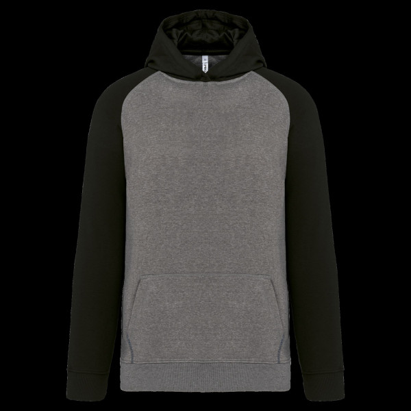 Sweat-shirt à capuche bicolore enfant personnalisable | Textile événementiel B2B