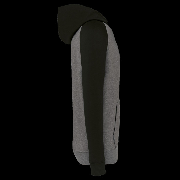 Sweat-shirt à capuche bicolore enfant personnalisable | Textile événementiel B2B
