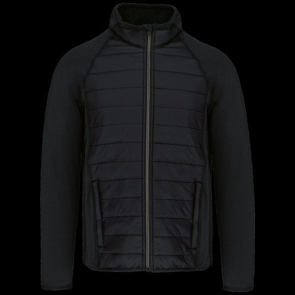 Veste sport bi-matière unisexe personnalisable – Textile d’entreprise pour communication B2B