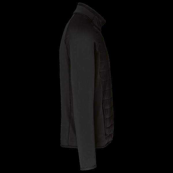 Veste sport bi-matière unisexe personnalisable – Textile d’entreprise pour communication B2B