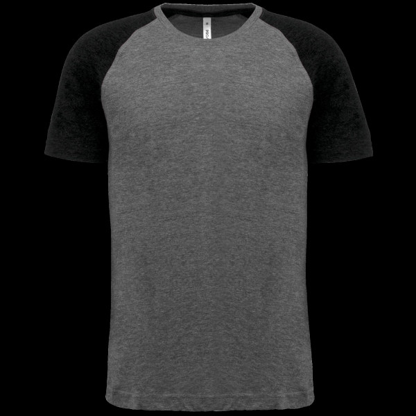 T-shirt triblend bicolore sport personnalisé unisexe – Communication par l’objet B2B | BCM Goodies