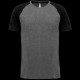 T-shirt triblend bicolore sport personnalisé unisexe – Communication par l’objet B2B | BCM Goodies