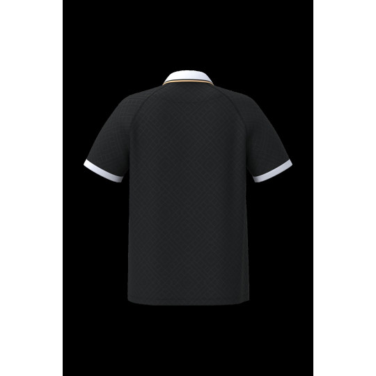 Maillot lifestyle à col polo unisexe personnalisable en polyester recyclé pour communication d’entreprise - BCM Goodies