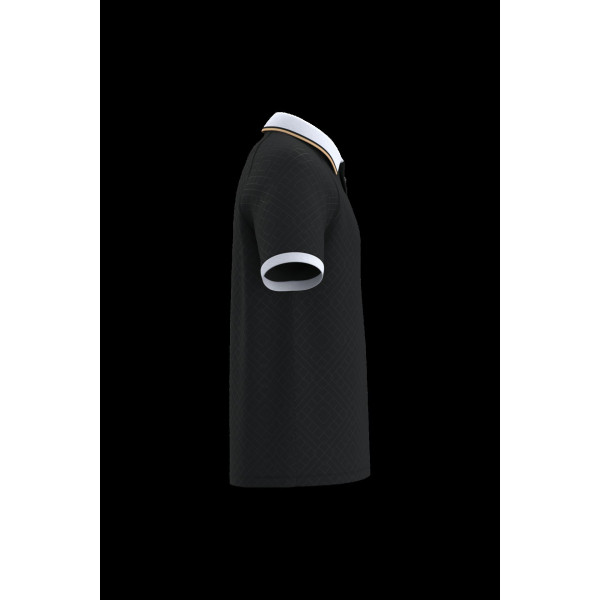 Maillot lifestyle à col polo unisexe personnalisable en polyester recyclé pour communication d’entreprise - BCM Goodies