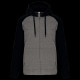 Veste molleton zippée capuche bicolore unisexe personnalisable pour entreprises - BCM Goodies