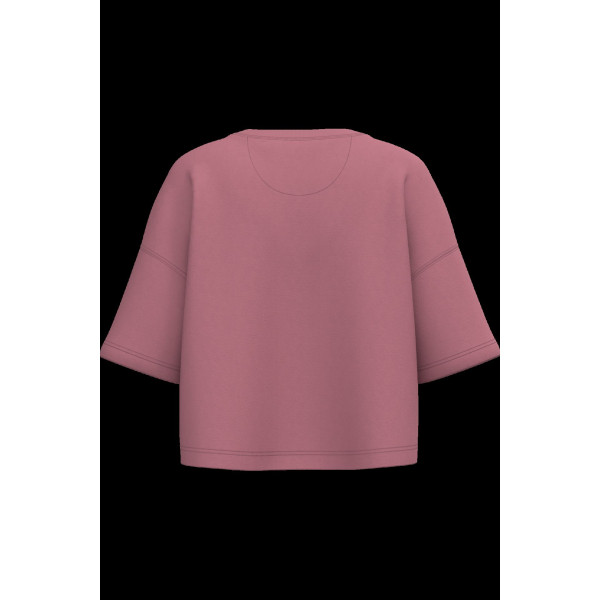 Sweat-shirt crop à manches courtes femme personnalisable – Textile promotionnel B2B pour entreprises et organisations