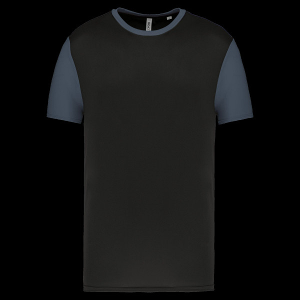 Maillot multisport manches courtes bicolore unisexe personnalisé – Communication textile entreprise