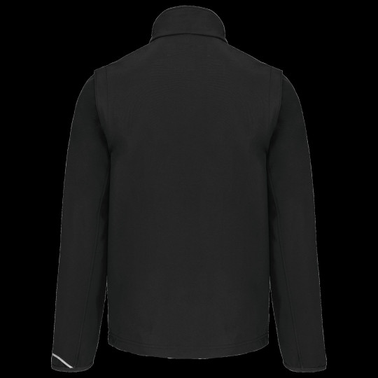Veste softshell sport manches amovibles unisexe personnalisable – Vêtement publicitaire pour entreprises et associations