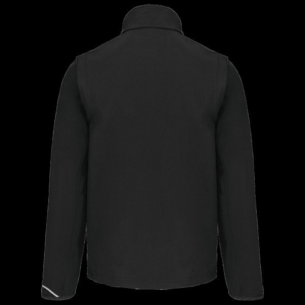 Veste softshell sport manches amovibles unisexe personnalisable – Vêtement publicitaire pour entreprises et associations