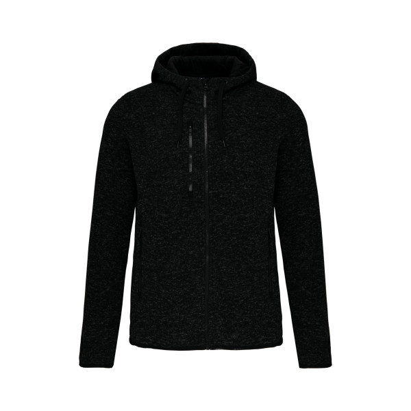 Veste à capuche chinée homme personnalisable pour communication B2B – BCM Goodies