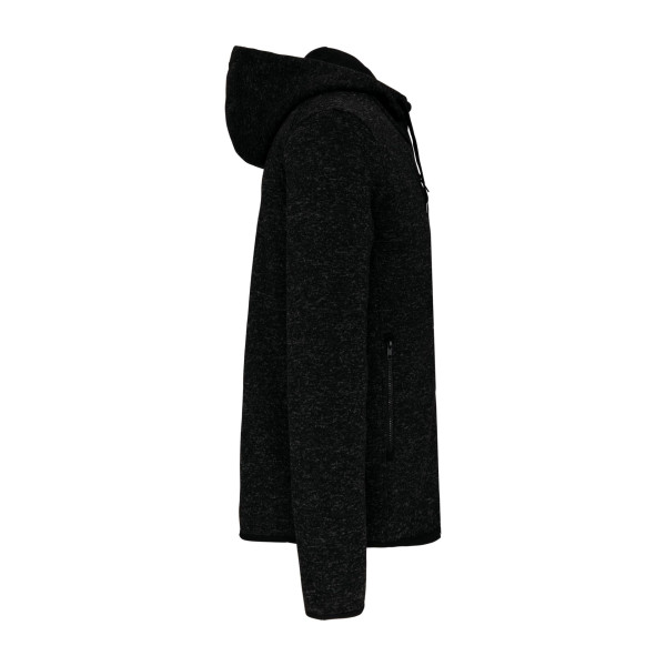 Veste à capuche chinée homme personnalisable pour communication B2B – BCM Goodies