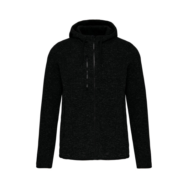 Veste à capuche chinée femme personnalisable – Vêtement promotionnel pour communication d’entreprise – BCM Goodies