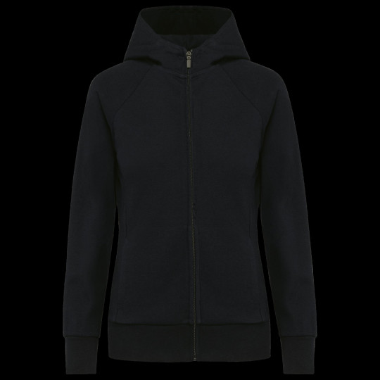 Veste zippée à capuche femme personnalisable – Support textile pour entreprises et associations