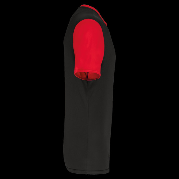 Maillot multisport manches courtes bicolore enfant personnalisable – Communication entreprise et associations