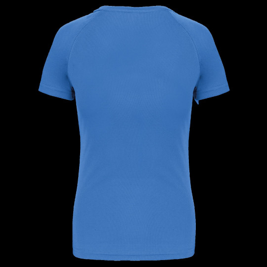 T-shirt de sport manches courtes femme personnalisable 100% polyester – Textile promotionnel pour entreprises