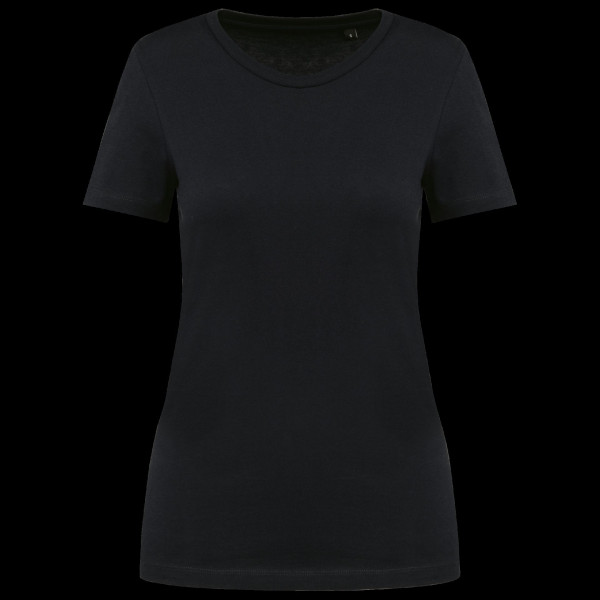 T-shirt femme personnalisable en coton Supima® col rond manches courtes – Textile publicitaire pour entreprises et associations