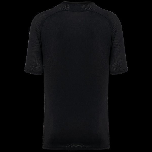 T-shirt de padel bicolore manches raglan homme personnalisable – vêtement promotionnel pour communication d’entreprise