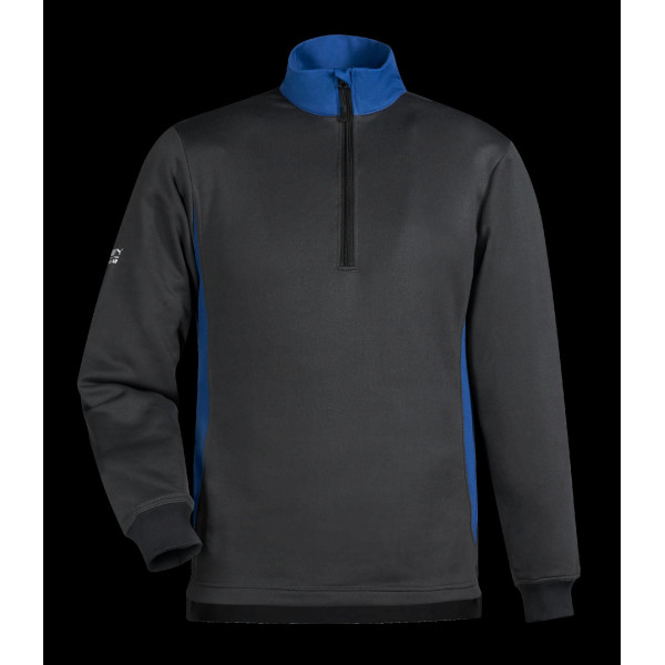 Sweat-shirt col zippé unisexe personnalisé Puma Workwear – Vêtement d’entreprise pour communication et événements professionnels