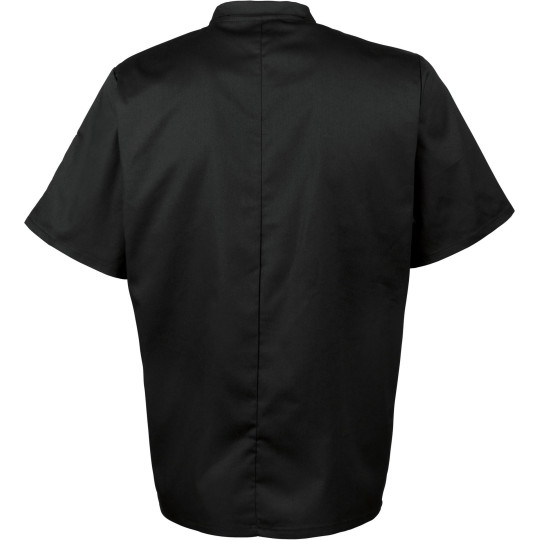 Veste de cuisine manches courtes personnalisable – Vêtement professionnel B2B durable