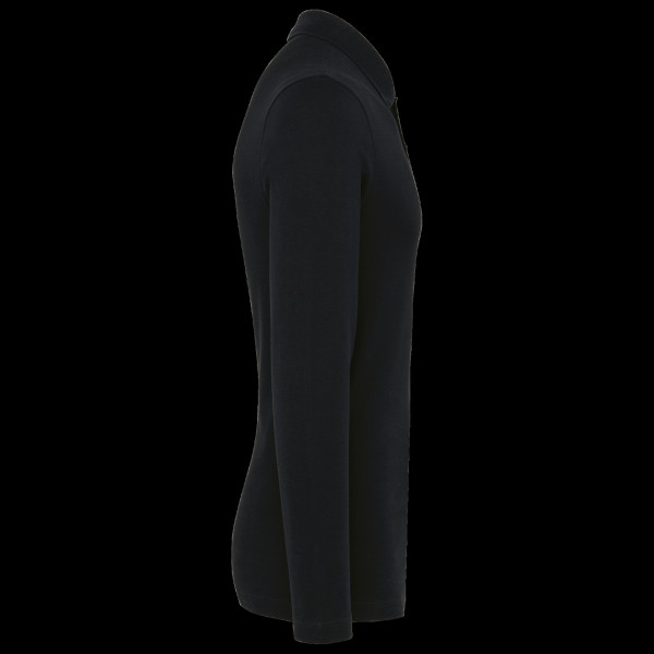 Polo homme manches longues Supima personnalisable pour entreprises | BCM Goodies