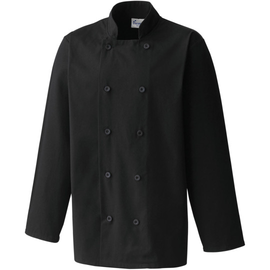 Veste de cuisine manches longues personnalisable – Textile professionnel mixte BCM Goodies