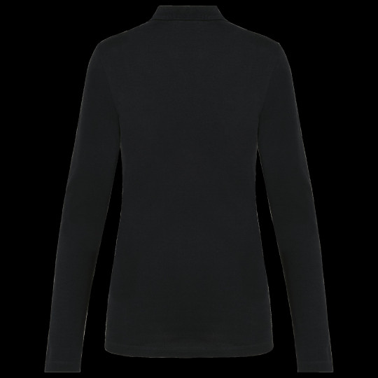 Polo Femme Manches Longues Supima® Personnalisable – Textile d’Entreprise pour Communication et Événementiel