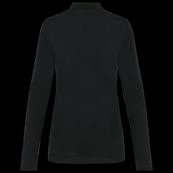 Polo Femme Manches Longues Supima® Personnalisable – Textile d’Entreprise pour Communication et Événementiel