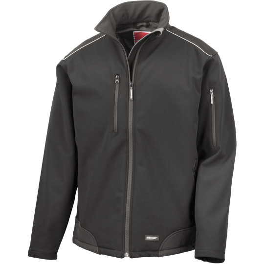 Veste de travail softshell Ripstop avec Cordura® personnalisable – Vêtement professionnel pour entreprises – BCM Goodies