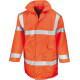Parka de sécurité High Viz personnalisable – Vêtement haute visibilité norme EN ISO 20471 Classe 3 pour équipes professionnelles