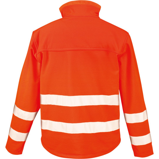 Veste Softshell High Viz personnalisable – Équipement de visibilité pour entreprises – BCM Goodies