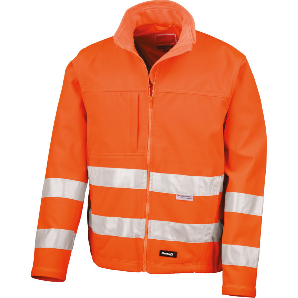 Veste Softshell High Viz personnalisable – Équipement de visibilité pour entreprises – BCM Goodies