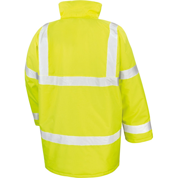 Parka High Viz Motorway personnalisable – Vêtement professionnel haute visibilité pour entreprises