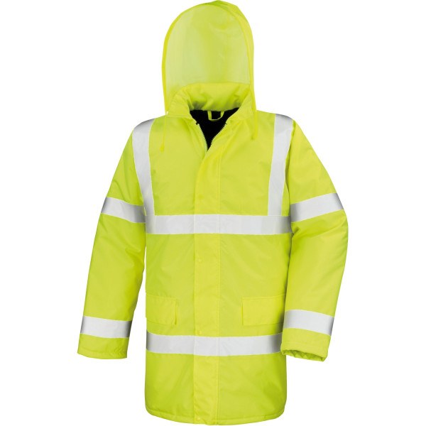 Parka High Viz Motorway personnalisable – Vêtement professionnel haute visibilité pour entreprises
