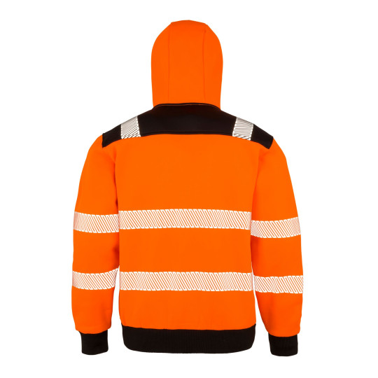 Sweat-shirt à capuche de sécurité recyclé personnalisé – Vêtement haute visibilité EN ISO 20471 pour entreprise – BCM Goodies