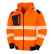 Sweat-shirt à capuche de sécurité recyclé personnalisé – Vêtement haute visibilité EN ISO 20471 pour entreprise – BCM Goodies
