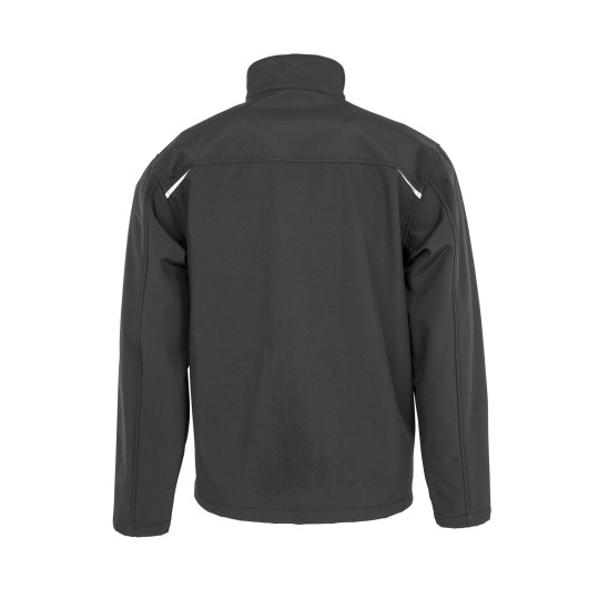 Veste softshell recyclée personnalisable – Textile écoresponsable pour valorisation de marque professionnelle