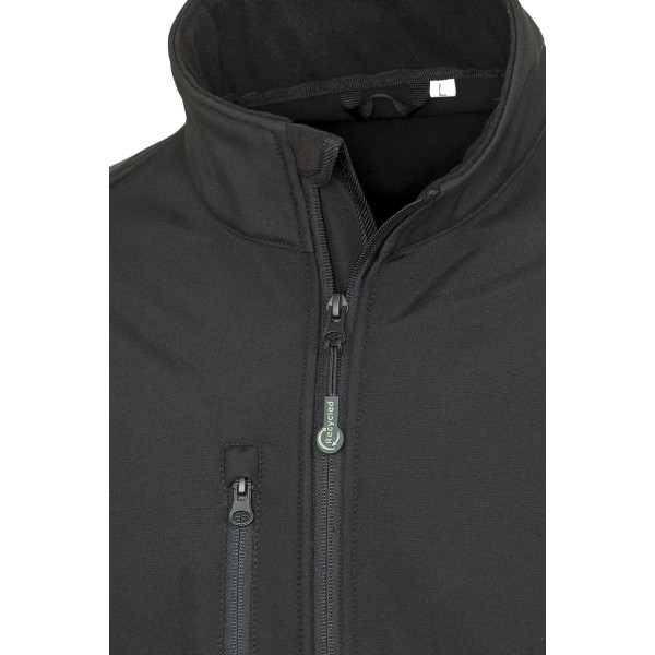 Veste softshell recyclée personnalisable – Textile écoresponsable pour valorisation de marque professionnelle