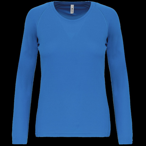 T-shirt de sport manches longues femme personnalisable – Support textile pour communication et événements en entreprise