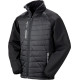 Veste softshell rembourrée recyclée black compass personnalisable – Textile professionnel pour communication d’entreprise – BCM 
