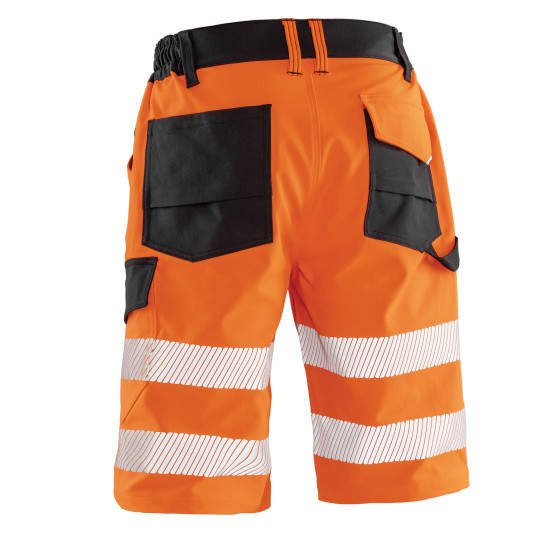 Short de sécurité stretch recyclé Safe-Guard personnalisable haute visibilité pour professionnels – BCM Goodies